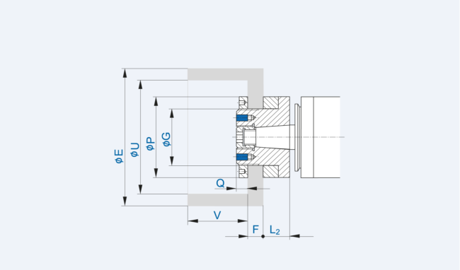 Spindeln_TSAV-TSEV Flanschausführung MS-28